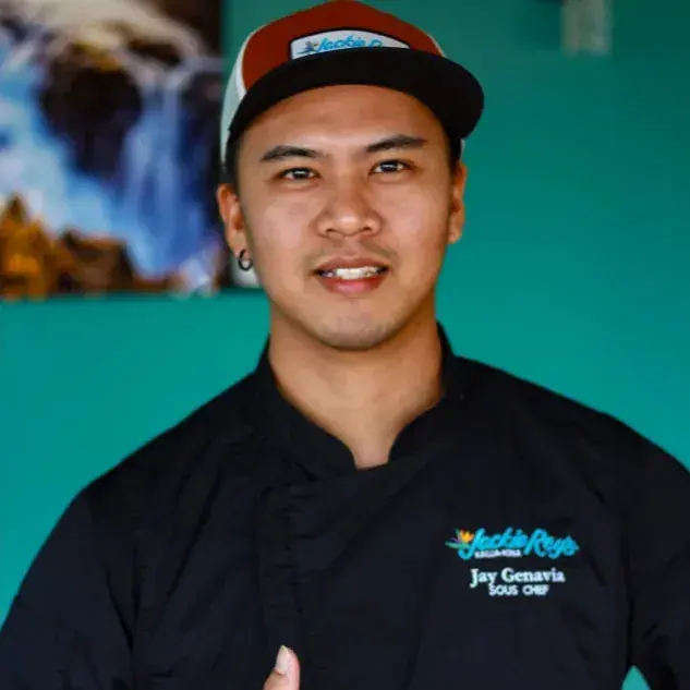 Jayson Genavia, Sous Chef at Jackie Rey's Kona.